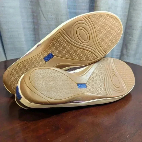 Keds Gold Slip On Loafers Tread Soft Arched Insoles Size 6.5 - Picture 7 of 9